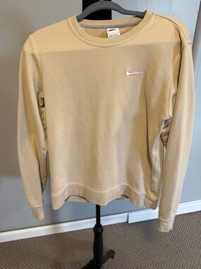 Nike Beige Crewneck Sweatshirt | Size Medium | Like New
